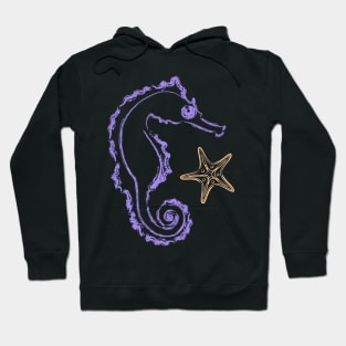 Seahorse and Starfish Hoodie